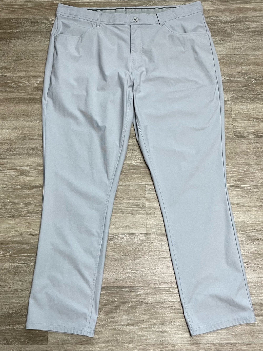 Puma Men’s 101 5 Pocket Golf Pants Light Gray Performance Stretch Waist 40x32